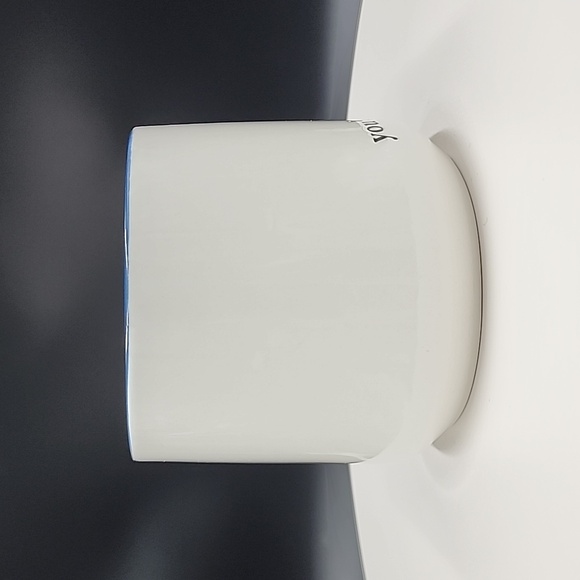 it's official. you're awesome Threshold Coffee Tea Stoneware Mug Blue - Picture 5 of 7